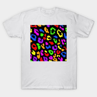 Leopard Print Rainbow T-Shirt